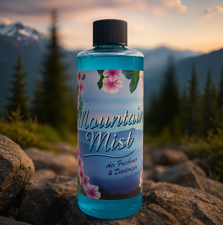 Water Vacuum Mountain Mist Deodorizer 16oz bottle